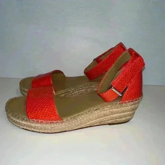 Franco Sarto Orange Sandals Size 8 for Women - Picture 5 of 16